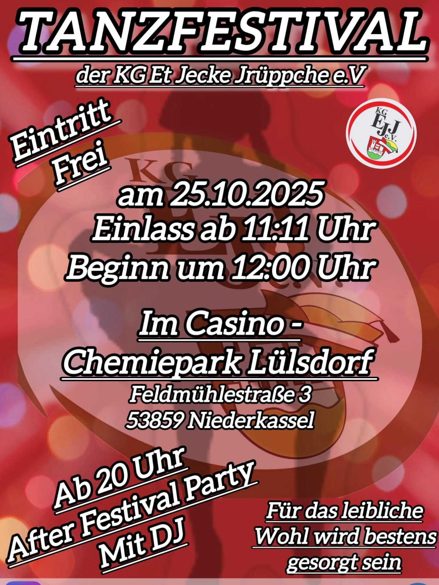 Bald ist es soweit und unser 6. Tanzfestival findet statt. Mit dabei sind viele, verschiedene Tanzgruppen. Egal ob #Kindergarde #kinderundjugendtanzgarde #Gardetanzgruppe oder #Showtanzgruppe
Auch in diesem Jahr erwartet uns wieder ein bunter Mix verschiedenster #Tanzgruppen
Egal ob ein alter #Sessionstanz, ein #Sommertanz oder ein neuer #sessionstanz präsentiert wird, wir freuen uns auf alle Darbietungen. In diesem Jahr schließen wir erstmalig mit einer #afterparty unser #Tanzfestival ab.