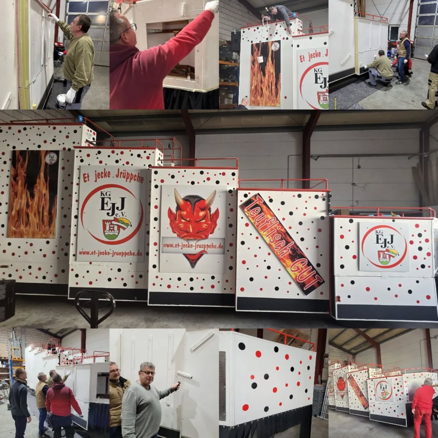 Neues Jahr, neue Farbe.
Nachdem unser Karnevalswagen schon etliche Karnevalsumzüge miterleben durfte, wurde ein neuer Anstrich fällig. Auch wenn jede Macke für ein unvergessliches Erlebnis steht. Wir lieben den frischen Look.
#karnevalswagen #karnevalszug #Teamwork #frischerlook #karneval