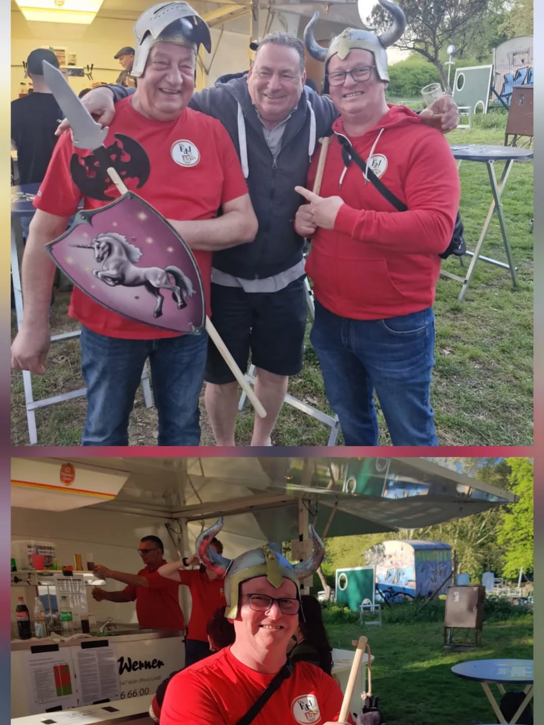 Nach dem Fahrradschmücken ging es für einige Vereinsmitglieder noch weiter zum Hunnenfest 🔥

Auch dort hatten wir jede Menge Spaß und waren mittendrin statt nur dabei! 🎉🛡️