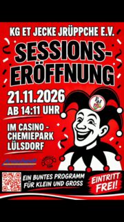 🎉⚫️⚪️🔴 DER COUNTDOWN LÄUFT! ⏳🎶
🥳 Die Vorfreude steigt, die Kostüme stehen bereit und das jecke Herz schlägt schon schneller! ❤️🤍
Bald heißt es endlich wieder: ALAAF! 🎭🎊
📅 21.11.2026
⏰ Ab 14:11 Uhr
📍 Casino im Chemiepark Lülsdorf
🎟️ Eintritt FREI!
Freut euch auf ein buntes Programm für Groß und Klein, jede Menge Spaß und ganz viel jecke Stimmung! 🥳🎶
❤️🤍🎉⚫️⚪️🔴 DER COUNTDOWN LÄUFT! ⏳🎶
🥳 Die Vorfreude steigt, die Kostüme stehen bereit und das jecke Herz schlägt schon schneller! ❤️🤍
Bald heißt es endlich wieder: ALAAF! 🎭🎊
📅 21.11.2026
⏰ Ab 14:11 Uhr
📍 Casino im Chemiepark Lülsdorf
🎟️ Eintritt FREI!
Freut euch auf ein buntes Programm für Groß und Klein, jede Menge Spaß und ganz viel jecke Stimmung! 🥳🎶
❤️🤍 Wir von der KG Et Jecke Jrüppche können es kaum erwarten, mit EUCH in die neue Session zu starten!
🎉 WER IST DABEI? 🙌
Markiert eure jecken Freunde und zählt mit uns die Tage! ⏳
#Karnevalsliebe #Sessionseröffnung2026 #CountdownLäuft #Alaaf #Karneval2026
P.S. Aussprachefehler sind wir gewohnt 🤣 Wir von der KG Et Jecke Jrüppche können es kaum erwarten, mit EUCH in die neue Session zu starten!
🎉 WER IST DABEI? 🙌
Markiert eure jecken Freunde und zählt mit uns die Tage! ⏳
Karnevalsliebe Sessionseröffnung2026 CountdownLäuft Alaaf Karneval2026
P.S. Aussprachefehler sind wir gewohnt 🤣